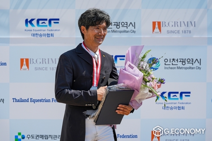 최삼중 선수 '프린세스컵 코리아 2024 한·태 친선 승마교류전'