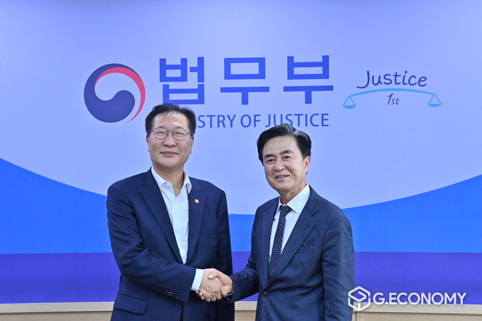박성재 법무부 장관과 김태흠 충남도지사 면담