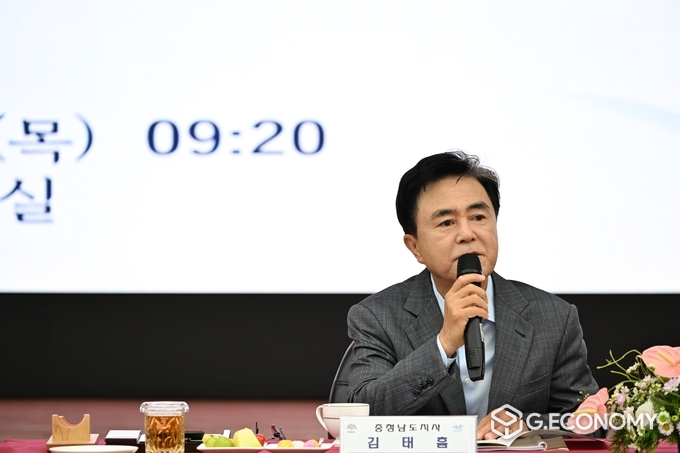 민선8기 3년차 시군 방문 14번째 일정 논산시 방문, ‘김태흠 지사, 언론인 간담회’