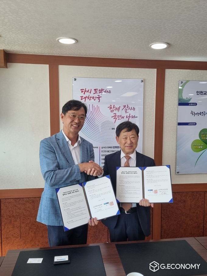  인천광역시남부교육지원청, & 백범김구기념관 업무협약식