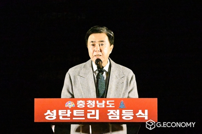 김태흠 지사, 충남도청기독교직장선교회 등 성탄트리 점등식