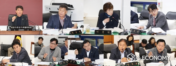 고창군의회 행정사무감사특별위원회, 2024년도 부서별 행정사무감사