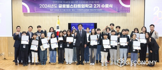 인천광역시교육청, ‘글로벌스타트업학교 2기 수료식’ 