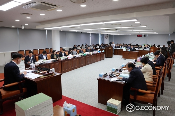 전남도의회 예산결산특별위원회가 2025년도 예산안을 심사하고 있다. 전라남도의회 제공