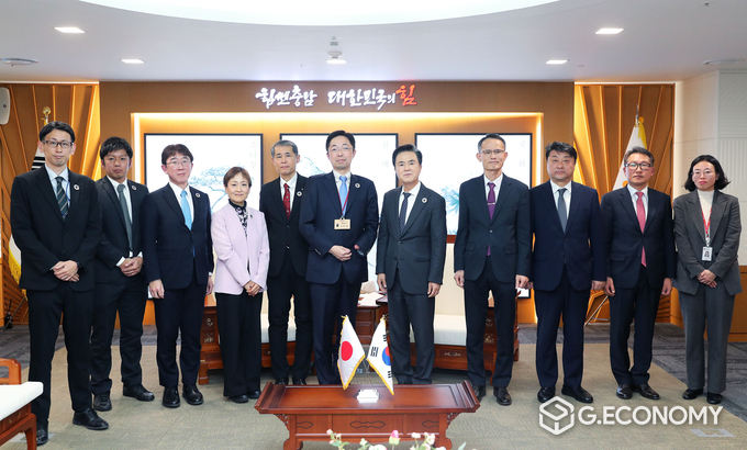 김태흠 충남도지사 일본 구마모토현 ‘기무라 다카시 현지사와 만나 양 지역 간 교류·협력 논의’