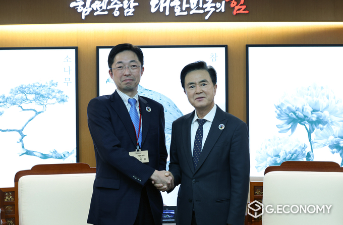 김태흠 충남도지사 일본 구마모토현 ‘기무라 다카시 현지사와 만나 양 지역 간 교류·협력 논의’