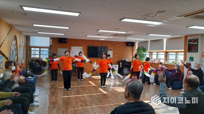 남동구,,간석치매주간보호센터, 메리크리스마스 파티 진행