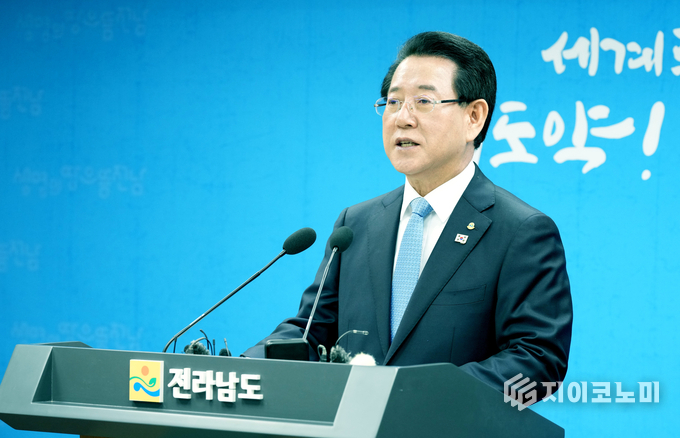 김영록 도지사 송년 기자 브리핑.전라남도 제공