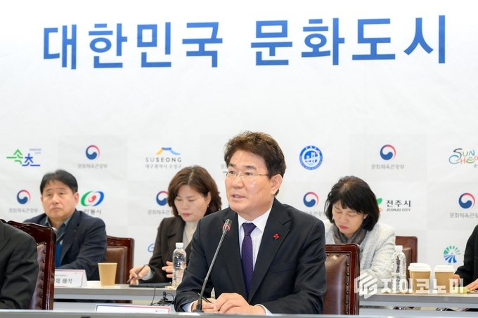 순천시, 대한민국 문화도시 최종 지정… 2025년부터 200억 투입 문화콘텐츠 사업 본격화, 사진은 노관규 순천시장. 순천시 제공