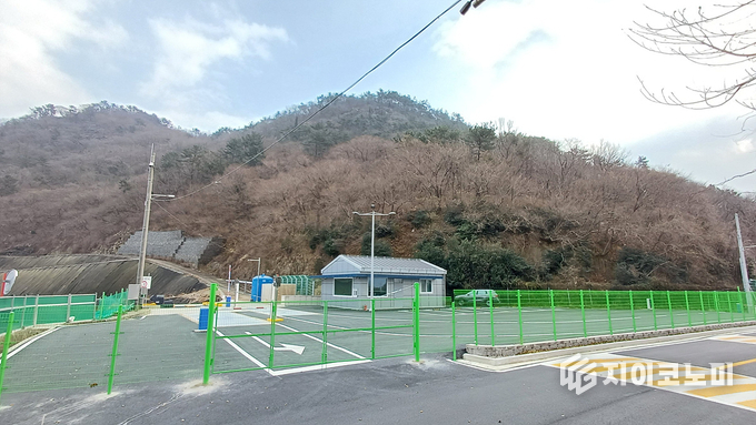 여수시, 만흥위생매립장 진출입로 개선공사 완료.여수시 제공