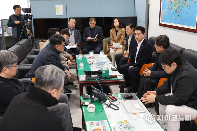김태균 의장, 8일 신년 기자간담회, 지역경제활성화‧지역소멸 대응에 주력. 전라남도의회 제공