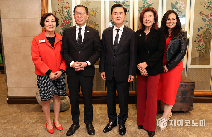 김태흠 지사, ‘오렌지카운티 한인정치인과 간담회’
