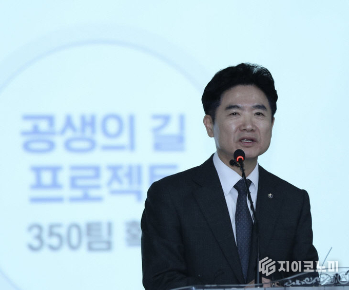 목포고에서 신년 기자회견하는 김대중 전남교육감. 전라남도교육청 제공