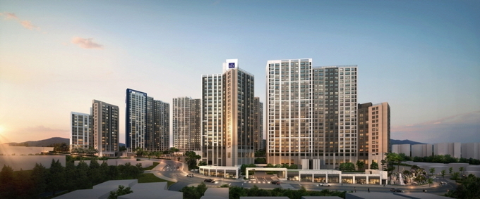 동문건설 ‘파주 문산역 3차 동문 디 이스트 센트럴’ 투시도