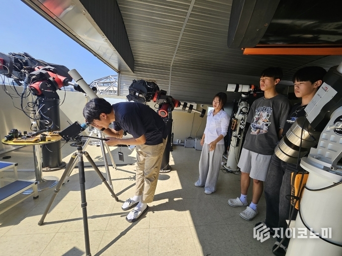  과학중점고 강의. 광주광역시교육청 제공