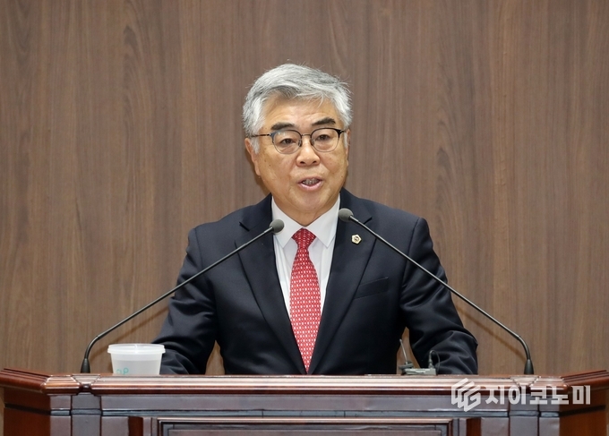 충남도의회 유성재 의원 제357회 임시회 제2차 본회의 5분 발언 “학교 운동장 유해물질, 대책 마련 촉구”