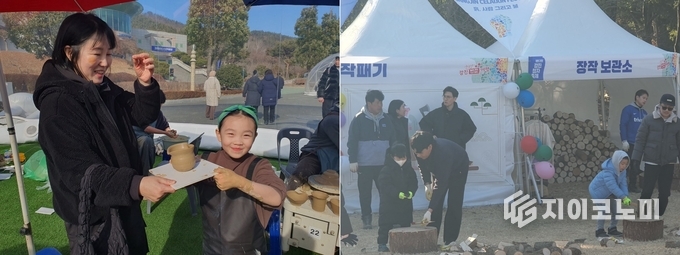 물레 성형부터 장작패기까지, 전통을 체험하는 강진 청자축제. 사진=G이코노미