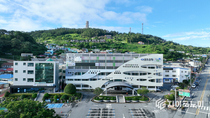 완도군청 전경