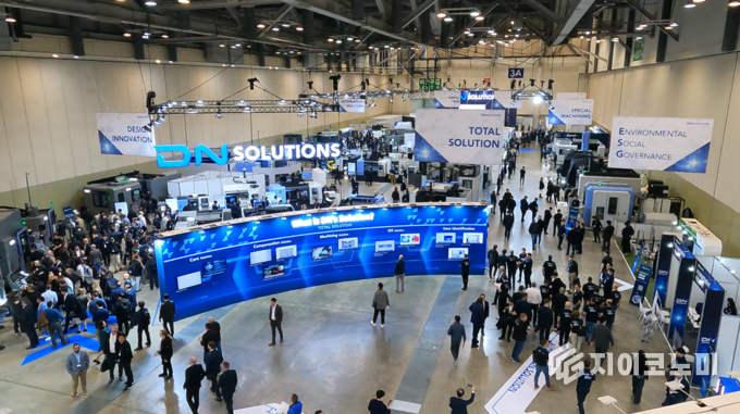 지난2일 부산 BEXCO 전시장에서 DIMF2025가 열렸다. /사진=DN그룹