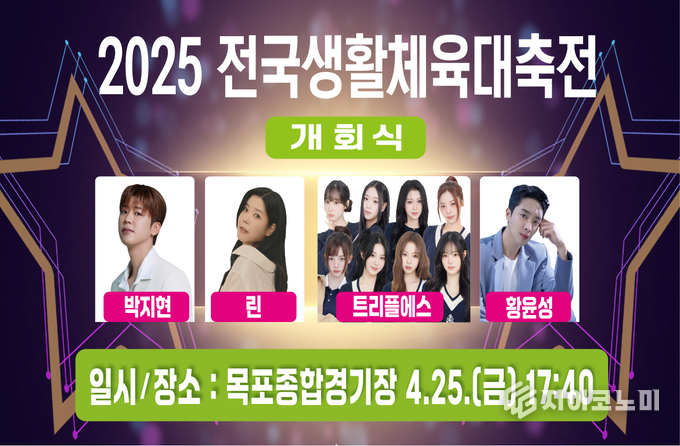 2025 전국생활체육대축전, 24일부터 목포에서 열전 돌입