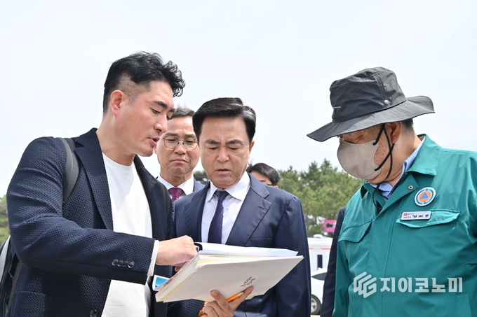 김태흠 충남도지사, 태안국제원예치유박람회 분야별 상황 점검