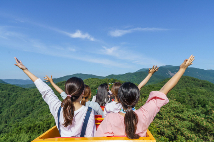 동구 지산동 ‘무등산 모노레일’./광주광역시 제공
