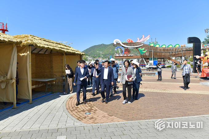 정기명 여수시장, 제59회 여수거북선축제 현장 사전 점검