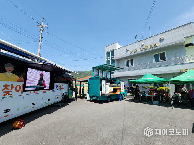 여수시, 찾아가는 전남행복버스에 돌산 작금마을 ‘들썩’
