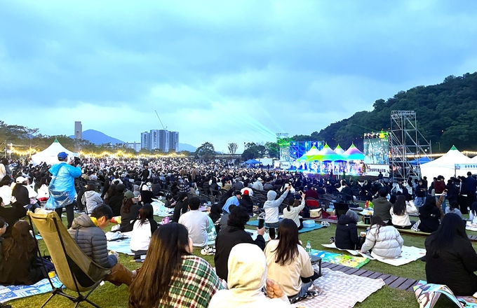 10일 열린 장성 뮤직 페스티벌. 장성군 제공