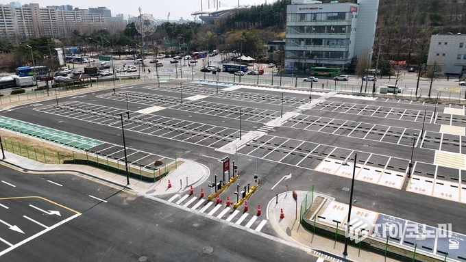 마포월드컵 공영주차장 모습. 마포구 제공