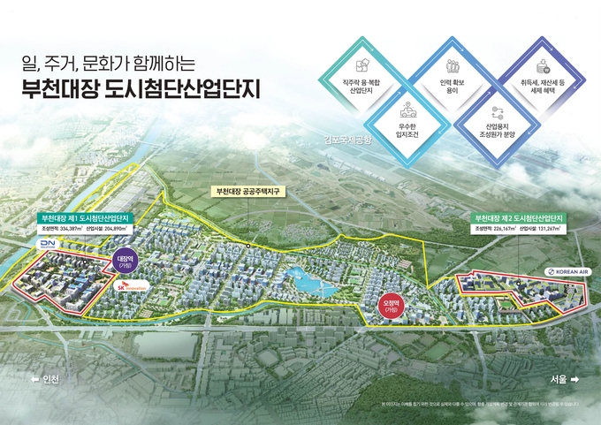 부천대장 도시첨단산업단지 위치도 (사진=부천시청)