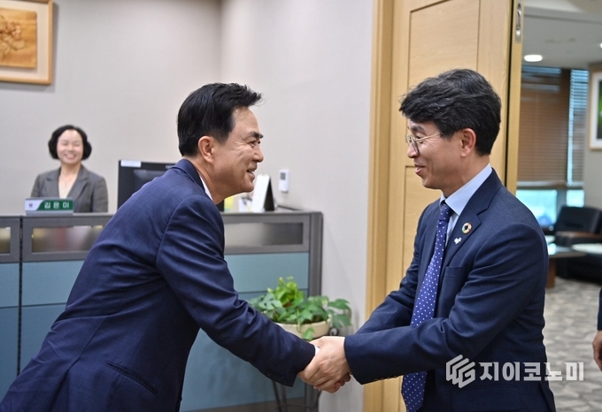 김태흠 지사 ‘환경부 방문’…‘청양·부여, 지천댐 신속 추진’
