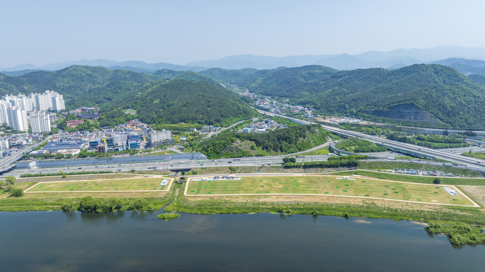 36홀 규모의 금호파크골프장 전경(대구광역시 북구청 사진 제공)