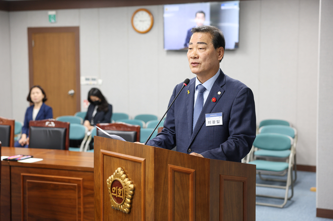 전라남도의회 이광일 의원(더불어민주당·여수1) 전남도의회 제공