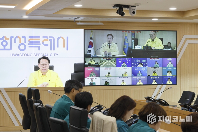 정명근 화성특례시장이 지난 5일 대통령 주재 ‘안전치안점검회의에 참석했다.
