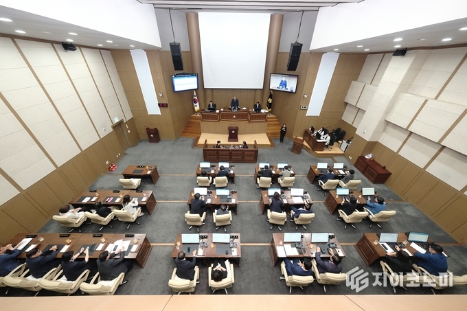 마포구의회 모습. 