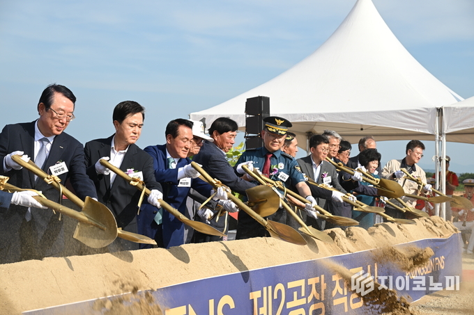 김태흠 지사, ‘방산 전문’ 풍산에프앤에스 제2공장 착공식 참석