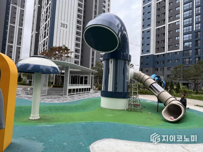물놀이형 어린이 놀이시설. 화성시 제공.