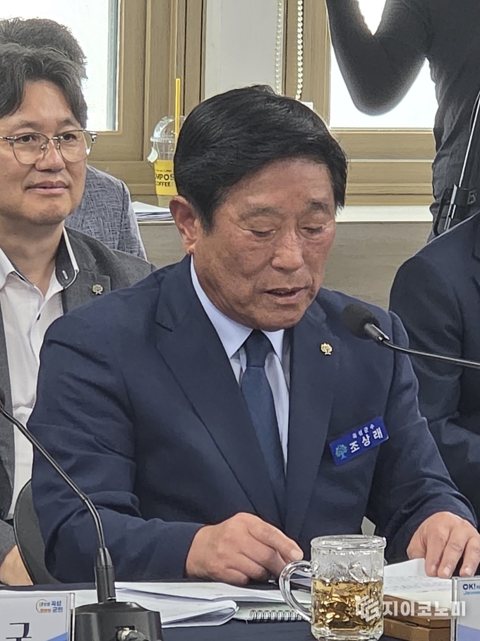 조상래 곡성군수가 8일 대통마루에서 김영록 전라남도지사를 환영하며 전남 정책 비전을 강하게 제시했다. /사진= G이코뇌미 DB
