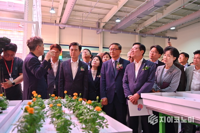 김태흠 지사, 연암대 ‘그린테크 이노베이션센터’ 개관 참석
