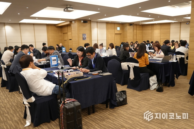2024년 G밸리 수출상담회 현장. 금천구 제공.