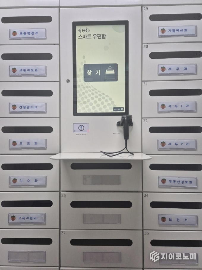 스마트우편함 도입사진. 성북구 제공.