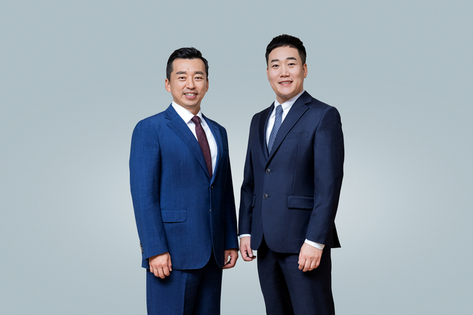 곽도연(좌), 김철환(우) 신임 공동 대표이사