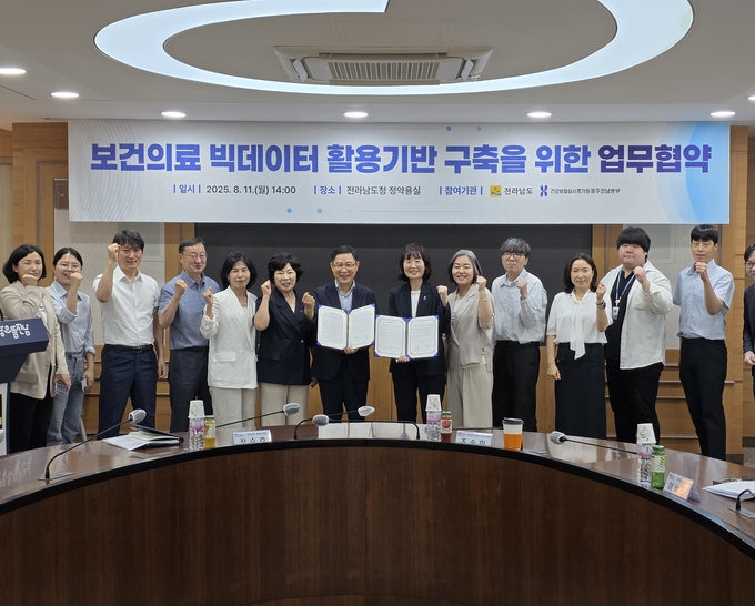 전남도-건강보험 심사평가원 업무협약. 전라남도 제공
