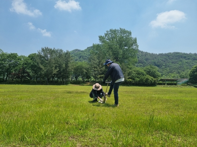 광주지역 주요 파크골프장이 잔류농약 안전성 조사에서 ‘불검출’ 판정을 받았다. (광주시 사진제공)