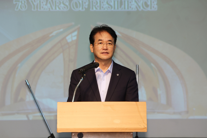 축사를 전하는 이동환 고양특례시장 (사진=고양특례시)