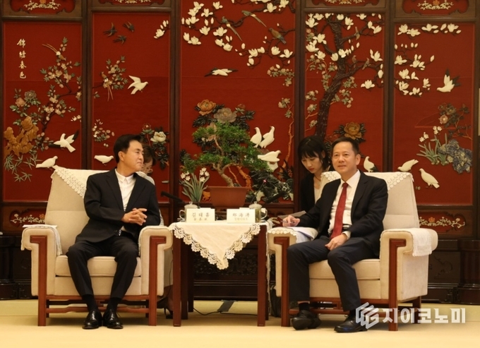 김태흠 충남도지사 · 중국 양저우시, 문화교류 강화