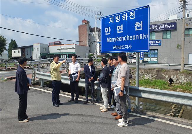 현장점검 모습. 화순군 제공