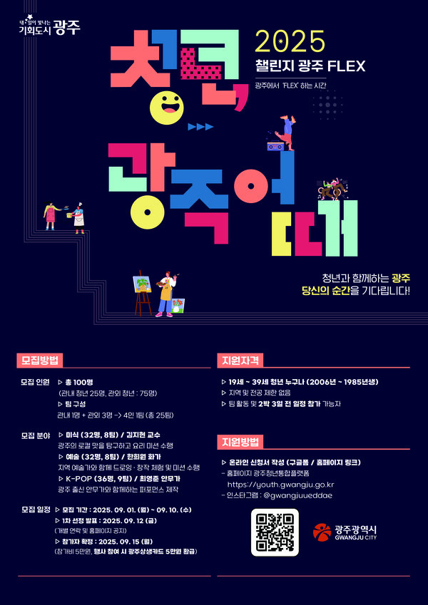 ‘청년, 광주 어때’ 프로젝트 포스터. 광주광역시 제공
