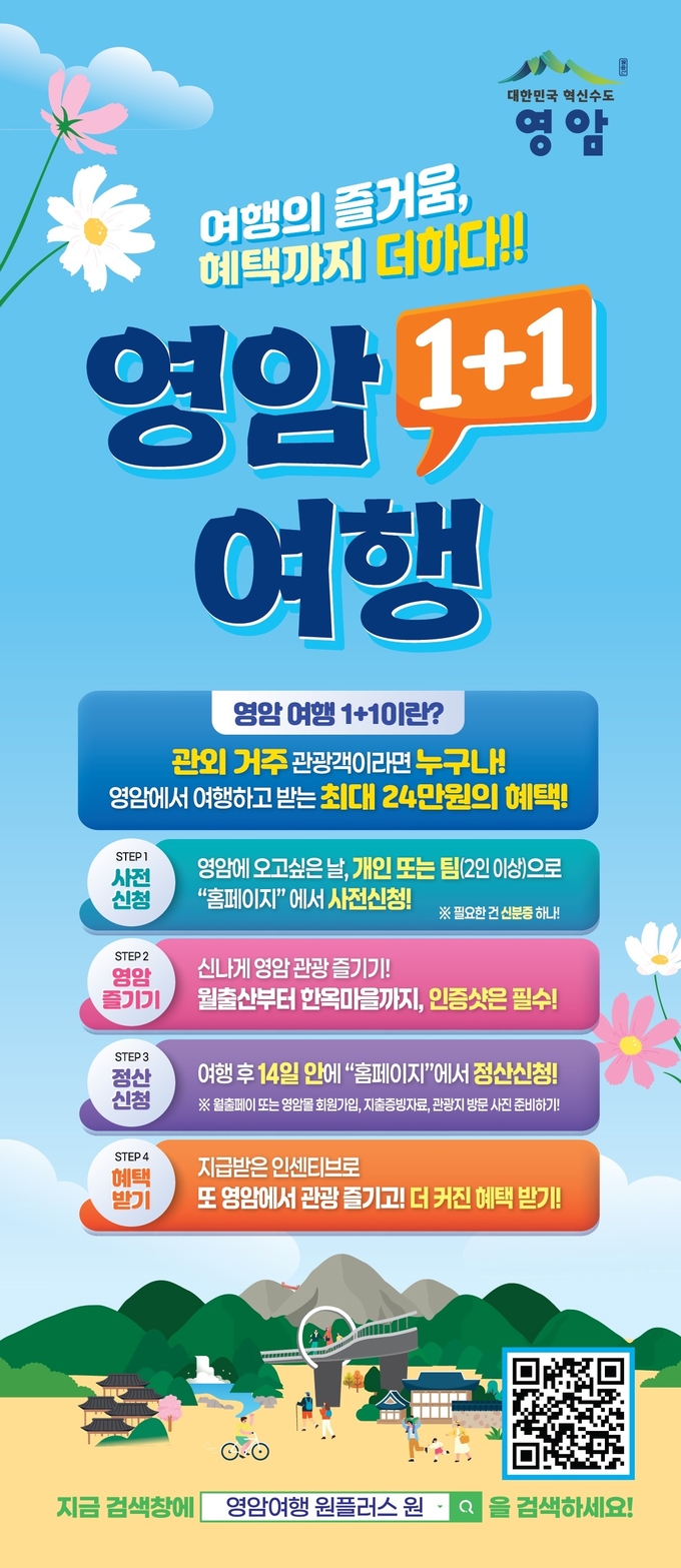 영암 원플러스원 포스터. 영암군 제공
